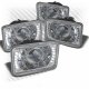 Chevy Caprice 1977-1986 LED Sealed Beam Projector Headlight Conversion Low and High Beams