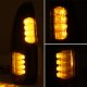 Ford F250 Super Duty 2003-2007 LED Towing Mirror Lights Smoked Amber