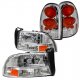 Dodge Durango 1998-2003 Chrome Headlights and Tail Lights