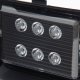 Dodge Ram 2500 1994-2002 Black LED Fog Lights and Bumper Grille Kit