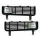 Dodge Ram 3500 1994-2002 LED Fog Lights and Bumper Grille Kit