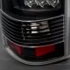 Chevy Silverado 2500HD 2001-2002 LED Tail Lights Black Chrome