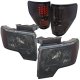 Ford F150 2009-2014 Smoked Crystal Headlights and LED Tail Lights