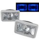 Ford Mustang 1979-1986 Blue Halo Sealed Beam Projector Headlight Conversion