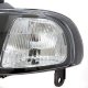 Honda Prelude 1992-1996 JDM Black Headlights with Clear Corner Lights