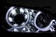 Lexus IS300 2001-2005 Black Projector Headlights Dual Halo LED
