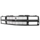 Chevy 2500 Pickup 1994-1998 Black Replacement Grille