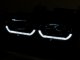 Chevy Suburban 1994-1999 Black Headlights U-shaped LED DRL