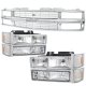 1994 Chevy Blazer Full Size Chrome Grille and Euro Headlights Set