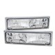 Chevy 3500 Pickup 1994-2000 Clear Front Bumper Lights