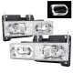 Chevy Silverado 1994-1998 Halo Headlights Clear