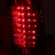 GMC Suburban 1994-1999 Headlights and LED Tail Lights Red Clear