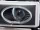 Chevy Silverado 1994-1998 Black Dual Angel Eyes Halo Projector Headlights Set