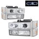 Chevy Suburban 1994-1999 Chrome Halo Projector Headlights and Bumper Lights