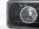 Dodge Charger 1984-1986 4 Inch Black Sealed Beam Projector Headlight Conversion Low and High Beams