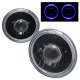 Dodge Dart 1972-1976 Blue Halo Black Sealed Beam Projector Headlight Conversion