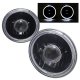 Plymouth Duster 1972-1976 Black Halo Sealed Beam Projector Headlight Conversion