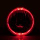 Chevy Camaro 1967-1981 Red Halo Black Sealed Beam Projector Headlight Conversion