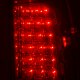 Chevy Silverado 2500HD 2001-2002 LED Tail Lights Red and Clear