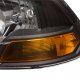 Dodge Ram 3500 2010-2012 Black Headlights