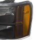 GMC Sierra 2007-2013 Black Euro Headlights