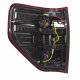 Ford F150 2009-2014 Red LED Tail Lights Clear Tube