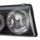 Chevy Corvette C5 1997-2004 Black Projector Headlights