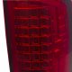 Dodge Ram 2500 2007-2009 LED Tail Lights Red Clear