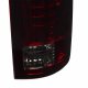 Dodge Ram 2500 2007-2009 LED Tail Lights Red Smoked