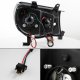 Toyota Tacoma 2005-2011 Black Halo Projector Headlights LED DRL