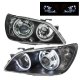 Lexus IS300 2001-2005 Black Grille and Projector Headlights Halo LED