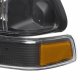 Chevy S10 Pickup 1998-2004 Black Headlights and Bumper Lights