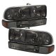 Chevy S10 Pickup 1998-2004 Smoked Headlights and Bumper Lights