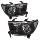 Toyota Sequoia 2008-2017 Black Clear Headlights
