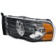 Dodge Ram 2002-2005 Black Headlights