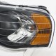 Dodge Ram 2500 2003-2005 Black Headlights