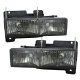 Chevy Blazer Full Size 1992-1994 Smoked Euro Headlights