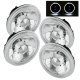 Mercury Cougar 1967-1976 White Halo Sealed Beam Headlight Conversion Low and High Beams