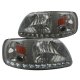 Ford F150 1997-2003 Smoked LED DRL Headlights One Piece