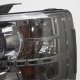 Chevy Silverado 3500HD 2007-2014 Smoked Halo LED DRL Projector Headlights