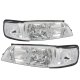 Nissan Maxima 1995-1999 Clear JDM R34 Style Headlights Bumper Lights