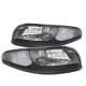 Chevy Corvette C5 1997-2004 Black Clear Corner Parking Lights