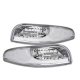 Chevy Corvette C5 1997-2004 Chrome Clear Corner Parking Lights