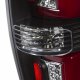 Ford F150 2009-2014 Black LED Tail Lights Red Tube