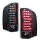Chevy Silverado 2500HD 2007-2014 Black Headlights and LED Tail Lights