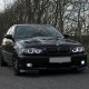 BMW 3 Series E46 Sedan 2002-2005 Black U-Bar Halo Projector Headlights