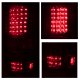 Ford F150 2004-2008 Red and Clear LED Tail Lights