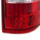 Ford F150 2004-2008 Red and Clear LED Tail Lights