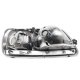 Ford F150 1997-2003 Black One Piece Headlights