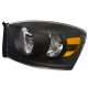 Dodge Ram 2006-2008 Black Headlights